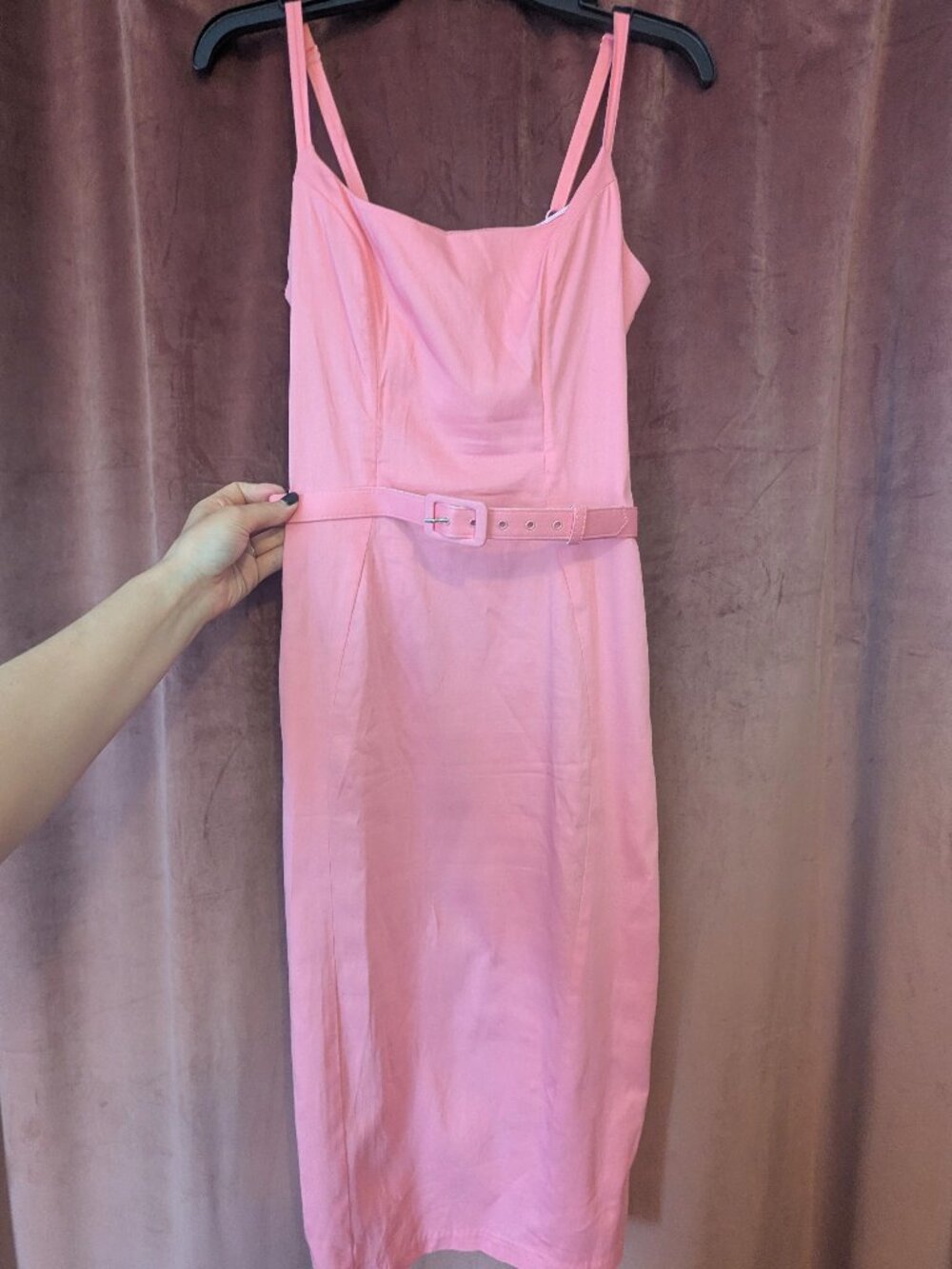Pink Jayne Wiggle Dress from Pinup Couture, Pinup Girl Clothing (PUG)